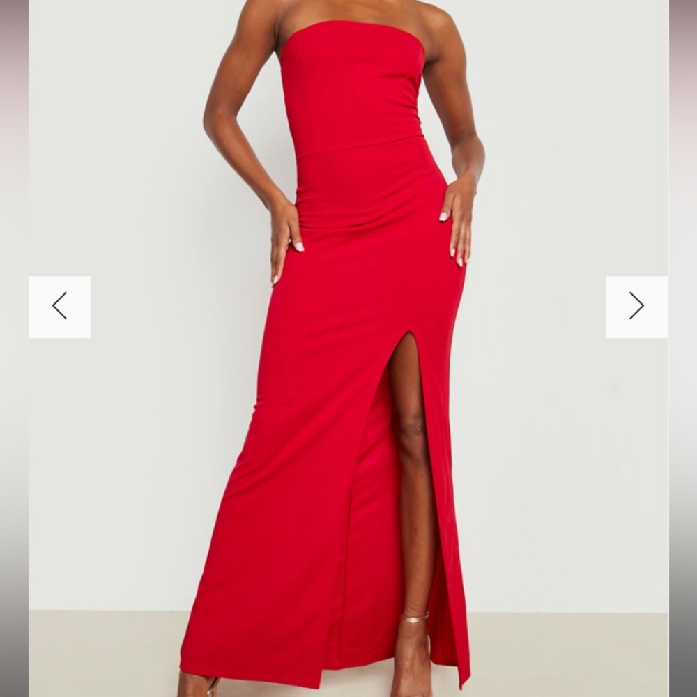 NWT - Boohoo Side Split Maxi Dress